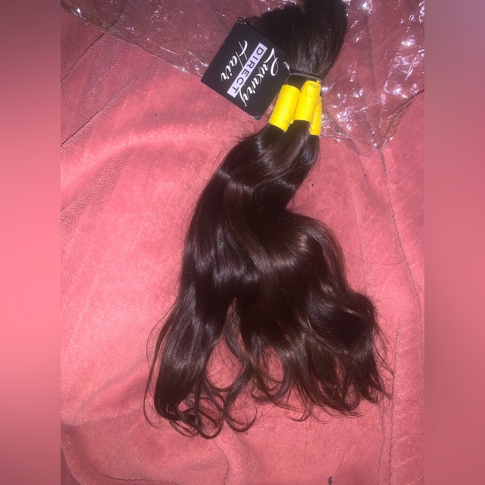 Bulk raw indian wavy hair
